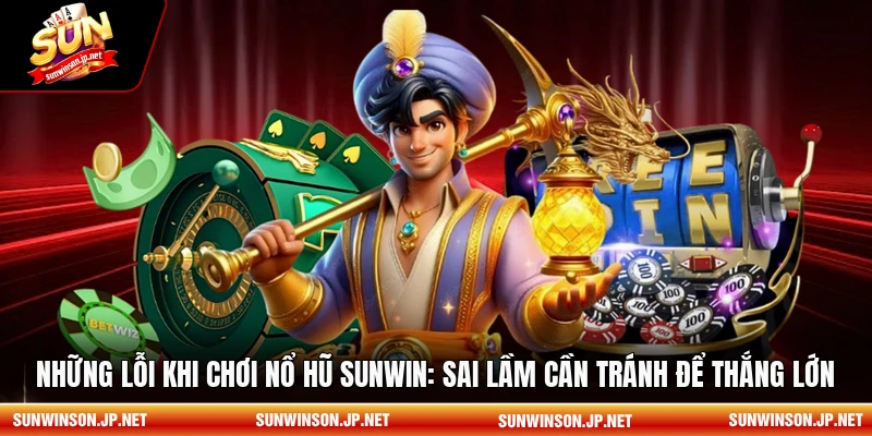 Những lỗi khi chơi nổ hũ sunwin